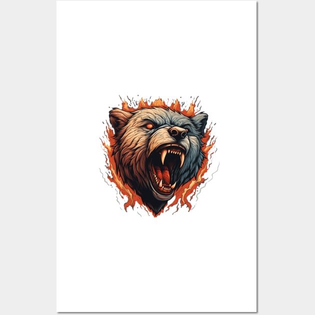 Bear Grazer Wall Art by Riverside-Moon